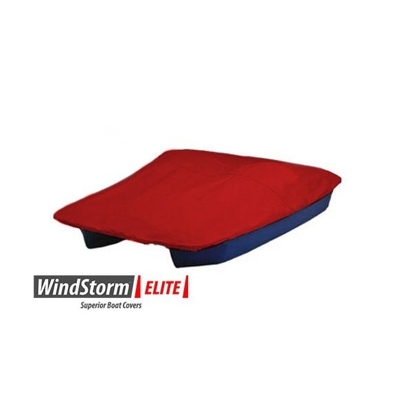 Eevelle Boat Cover PADDLE BOAT Inboard Fits 7ft 2in L up to 61in W Red SFPDL0761-RED - main